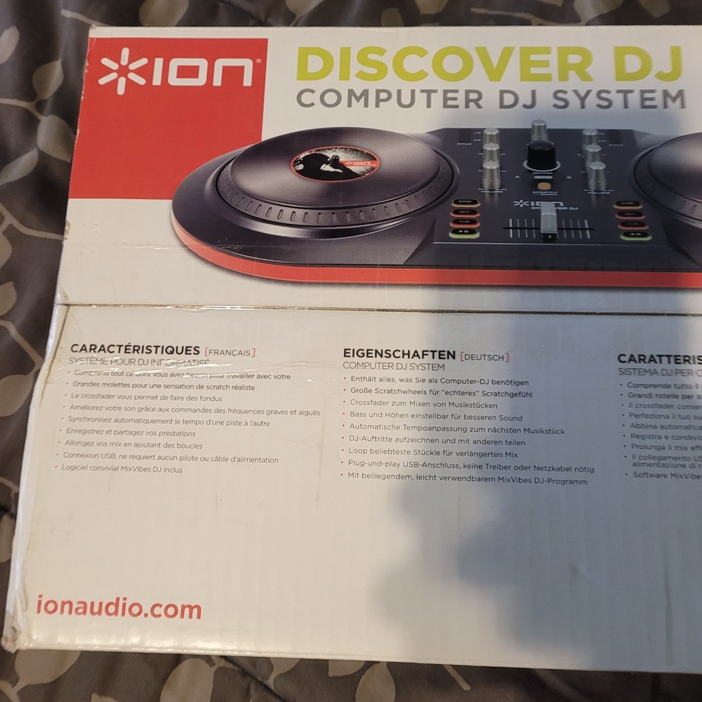 Ion Discover DJ Computer System Discovery PC Mac USB Open Box NIB
