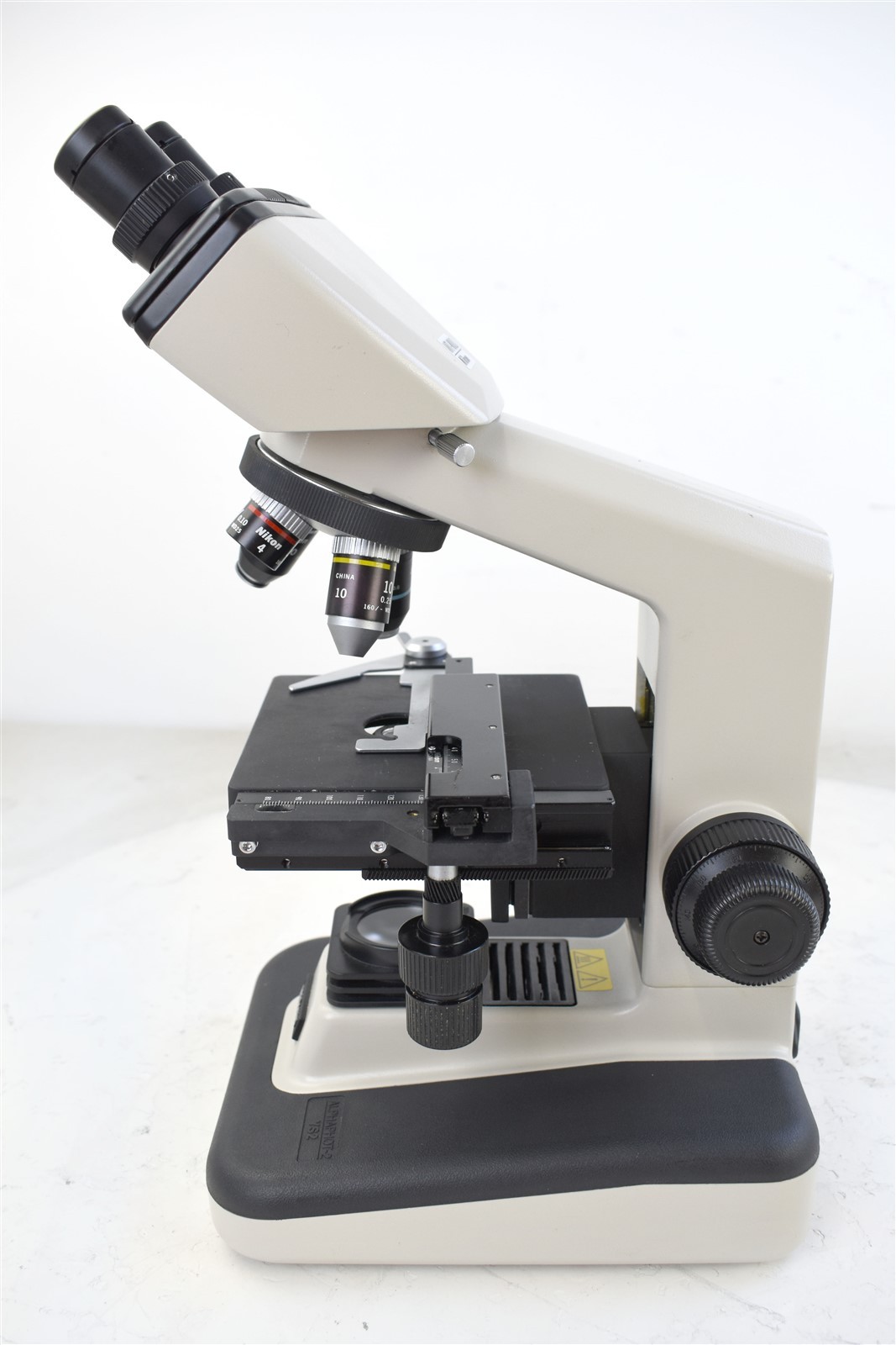 Nikon Alphaphot-2 YS2-H Binocular Microscope w/ 4 10 40 100 Objectives