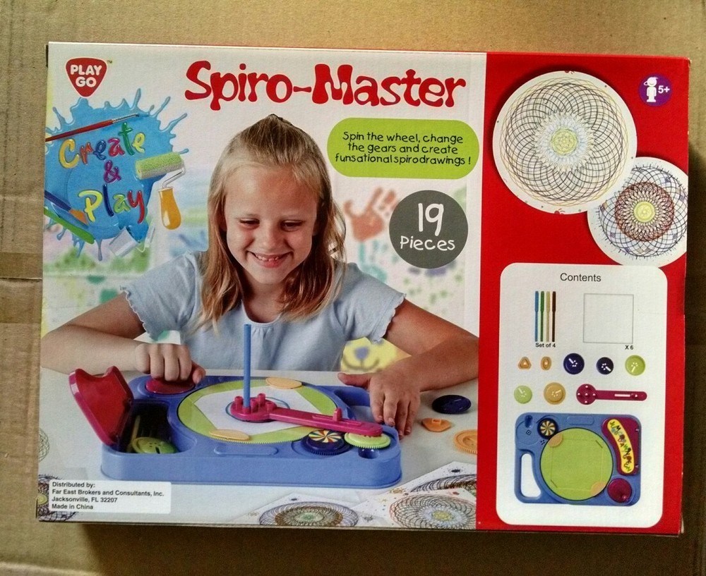 Play Go Spiro Master Game "Create and Play" 19 pieces