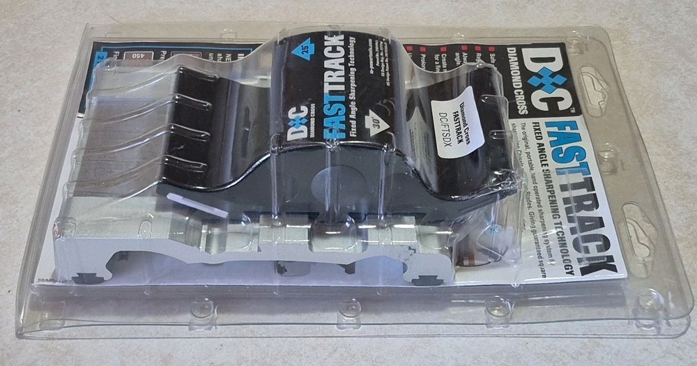 Diamond Cross Fast Track DC/FTSDX Chisel Sharpening Kit. Fixed Angle Tech.