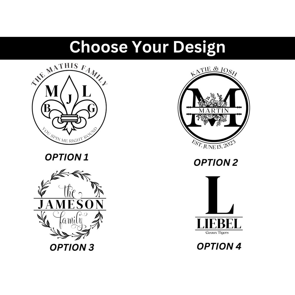 Personalized Lazy Suzan Turntable