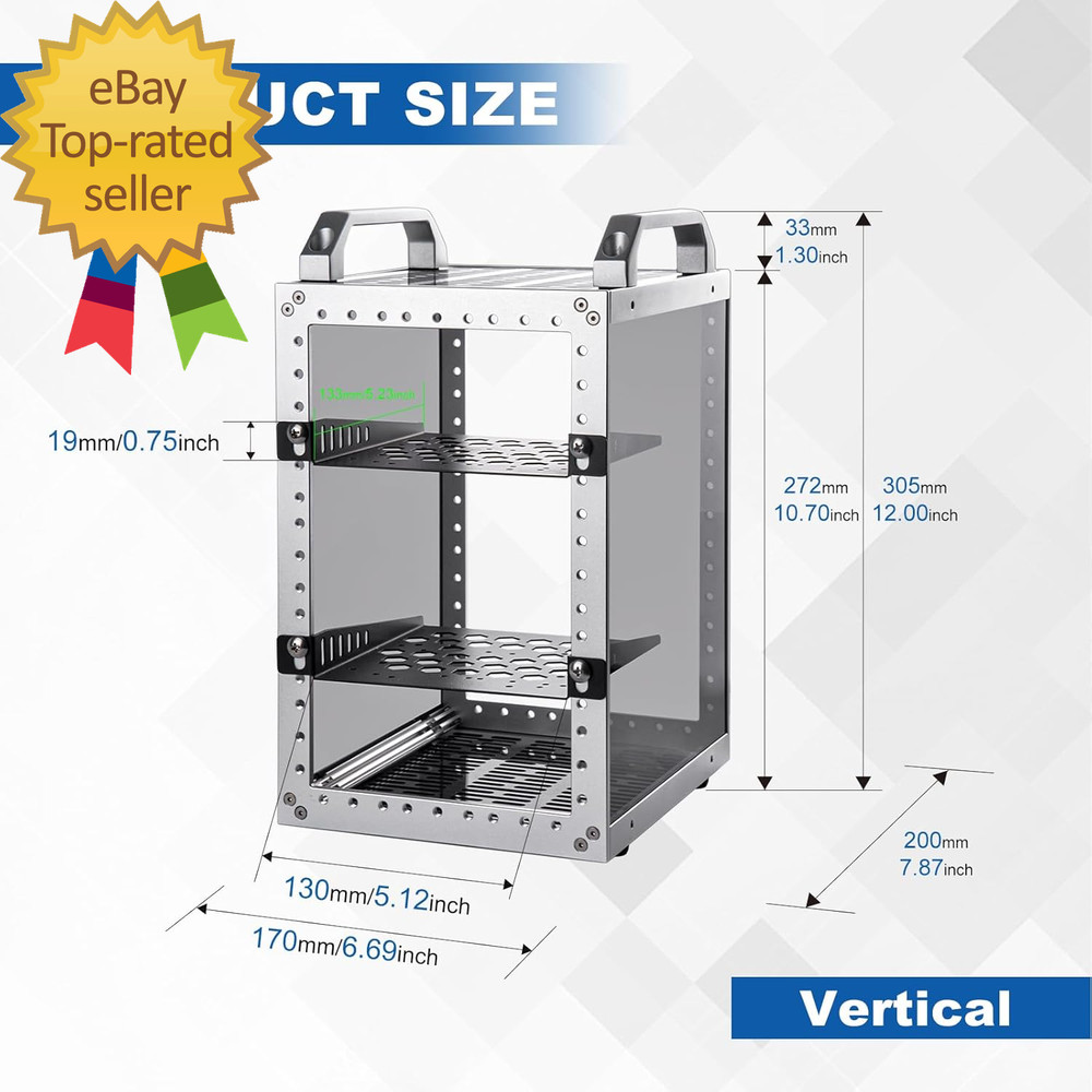 Deskpi Rackmate TT Mini Server Cabinet for Mini PC Network Servers Audio