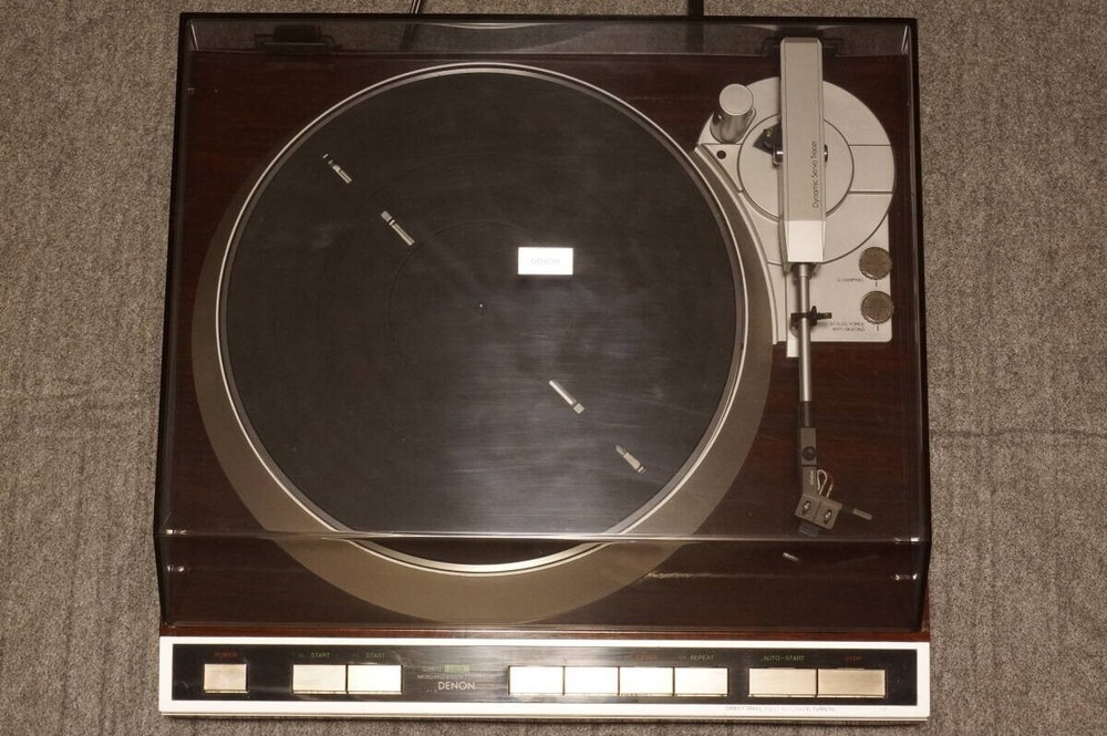 DENON DP-45F Direct Drive Automatic Turntable Brown Good