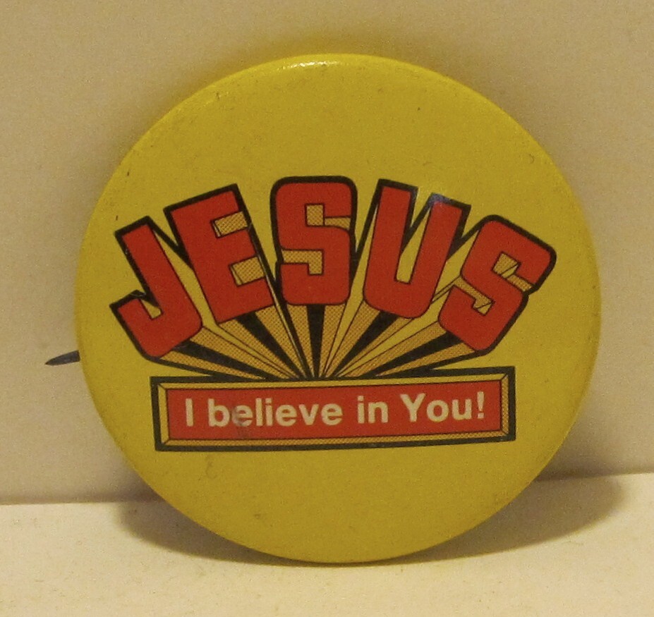 Jesus I Believe in You  1.4" Pinback Button
