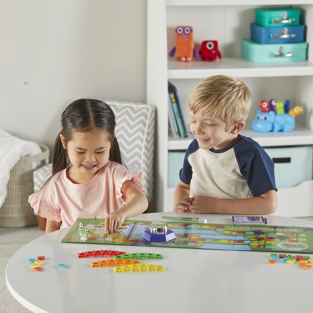 hand2mind Numberblocks Race to Pattern Palace! Board Game, Multiple Colors