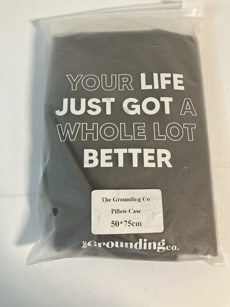 The Grounding Co Grounding Pillow Case - Queen Gray