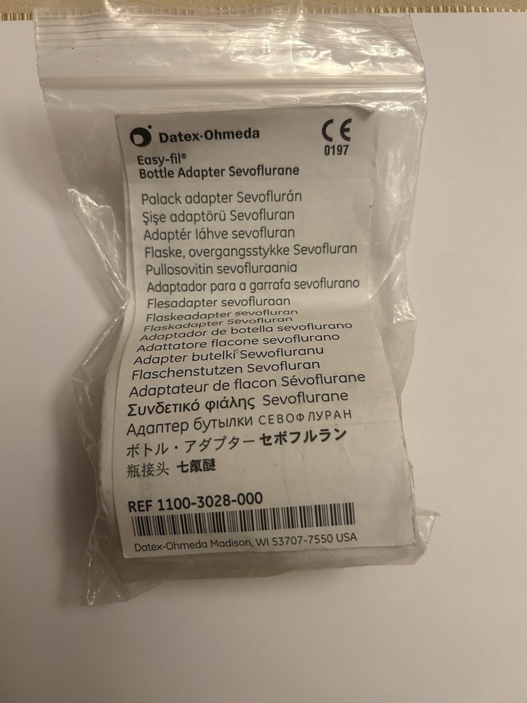 Datex Ohmeda Easy Fil Botttle Adapter