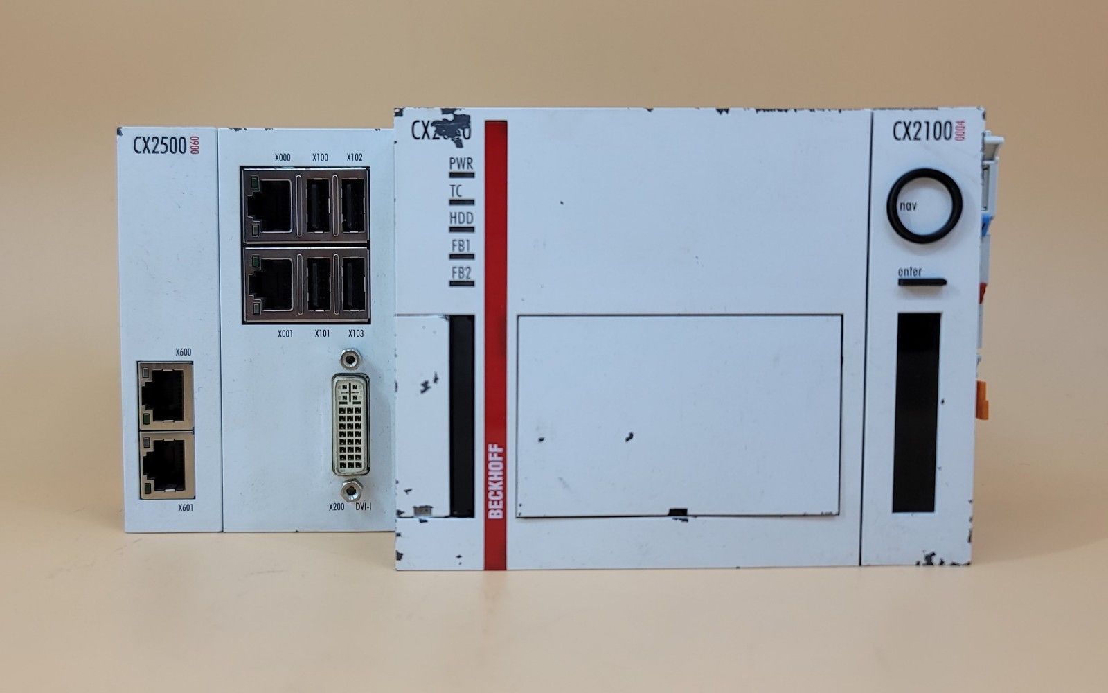 BECKHOFF CX2030 Embedded PC With CX2100 Power Supply Unit And CX2500