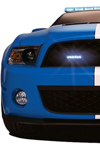 H22890041 MS6 Mini LED Lighthead, 12/24 VDC, 5 Flashing Patterns Red