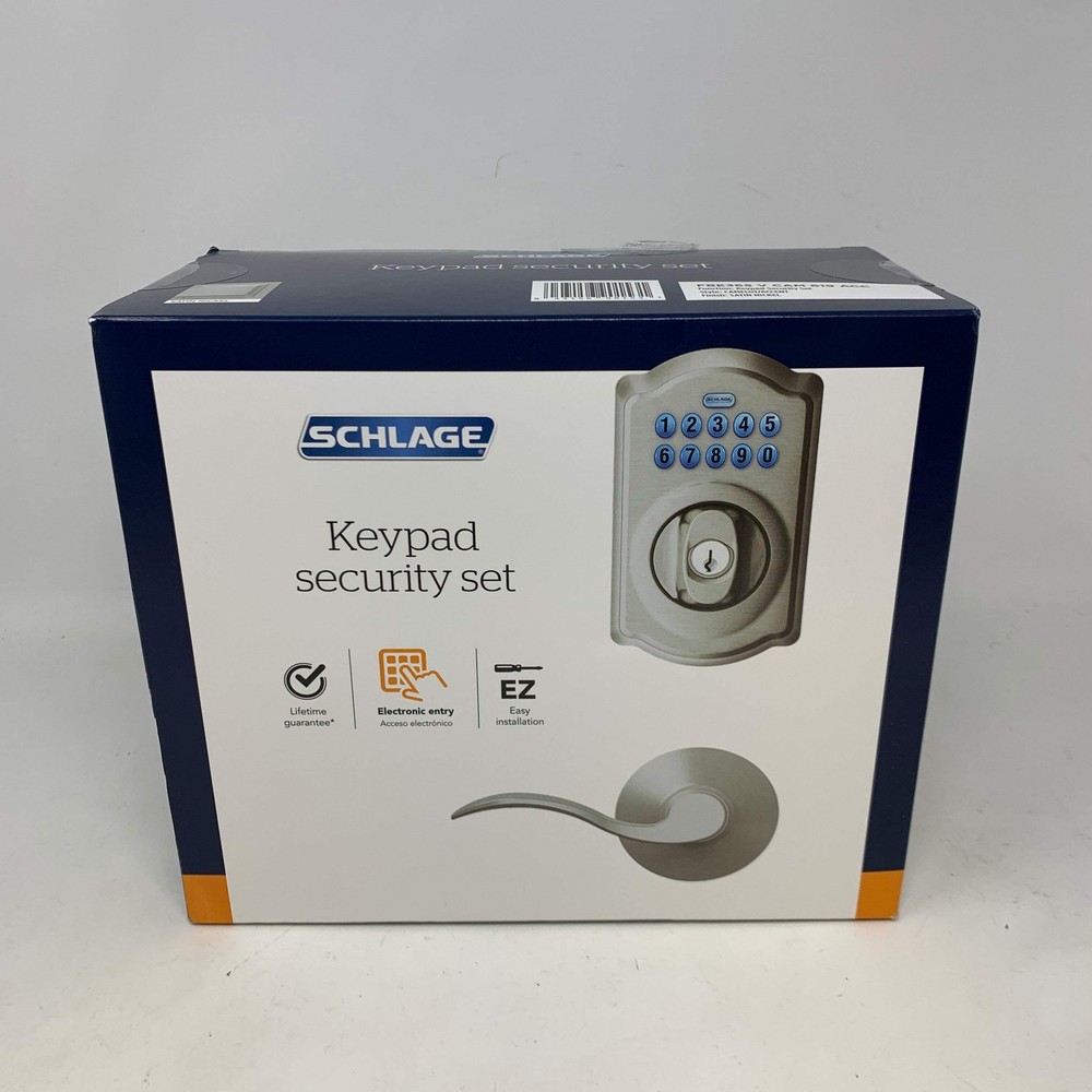 New Schlage Keypad Security Set Camelot Keyless Electroni Deadbolt Door Lock