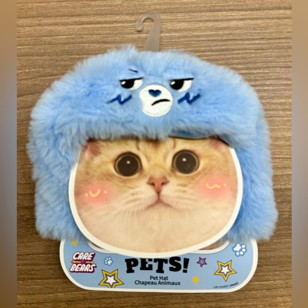Grumpy Care Bear. Care Bears . Famous MINISO product. Cute hat for
