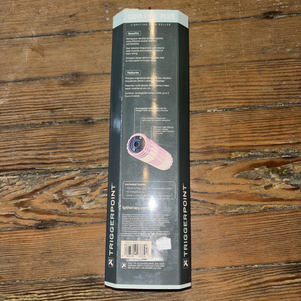 Trigger Point Grid Vibe Plus 4 Speed Vibrating Foam Roller - Orange