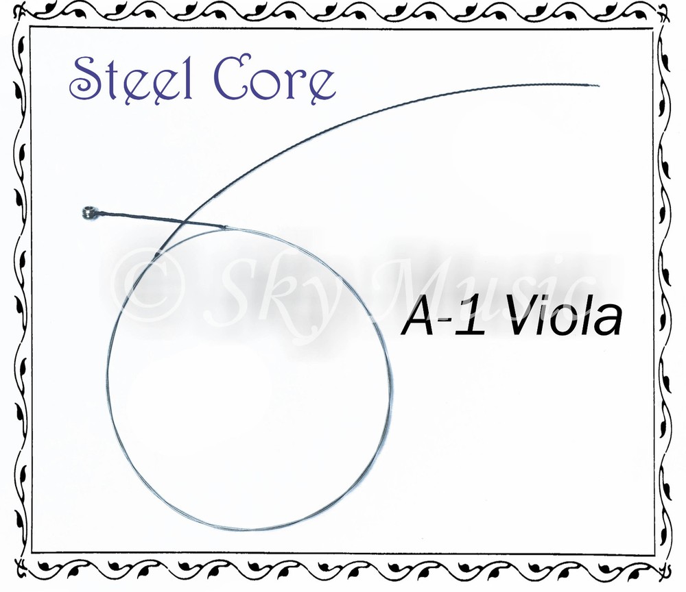 Superior Steel Core Viola Replacement Strings (Set) in 15'' Size