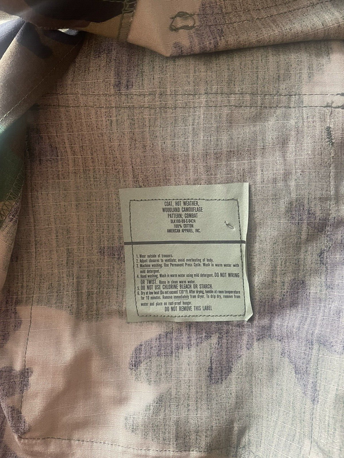 US Military issue woodland BDU blouse/shirt XL-Reg NEW