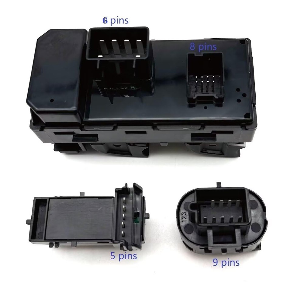 Driver Side Power Window Control Switch Button for 2007-2013 Chevrolet Silverado