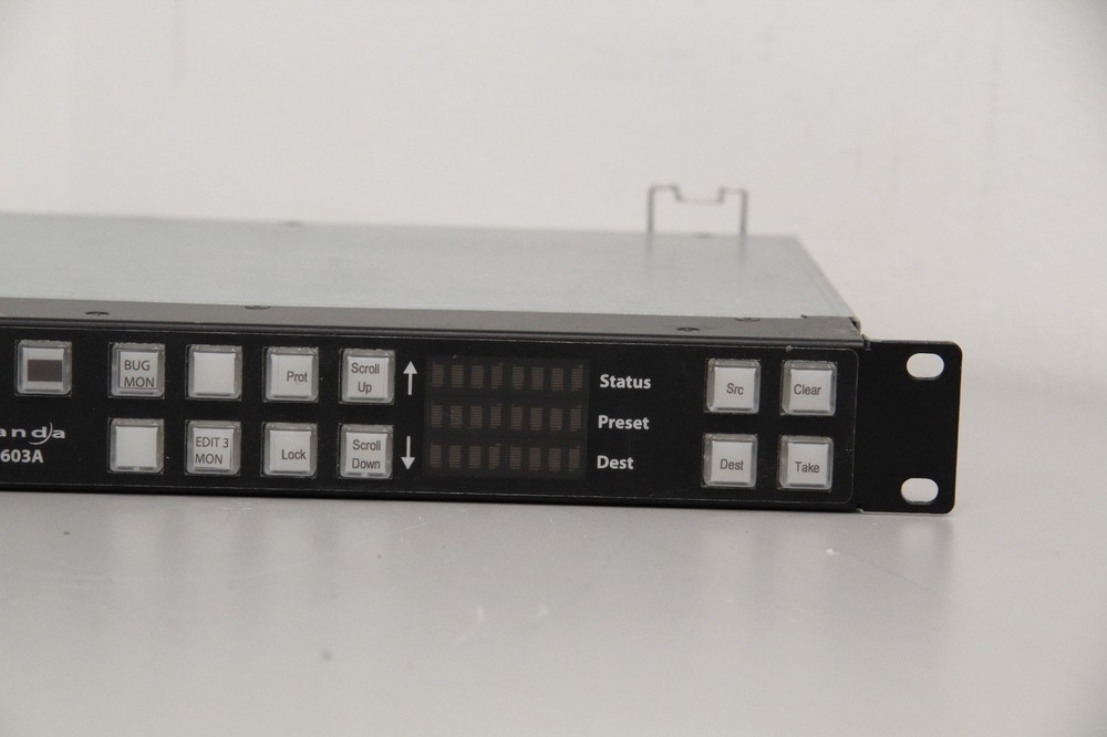 Miranda Nvision Rack Mount Router Control Panel NV9603A
