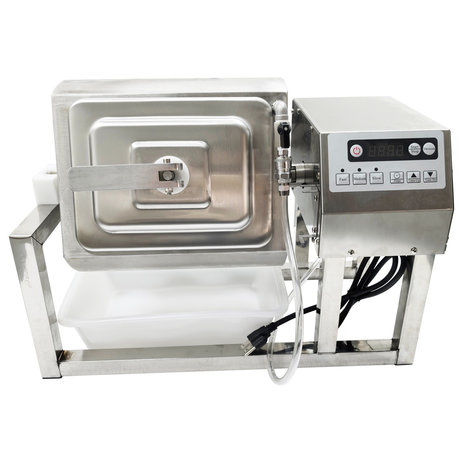 15L Electric Food Marinator Circular Rotatable Marinating Machine Vacuum Meat Tu