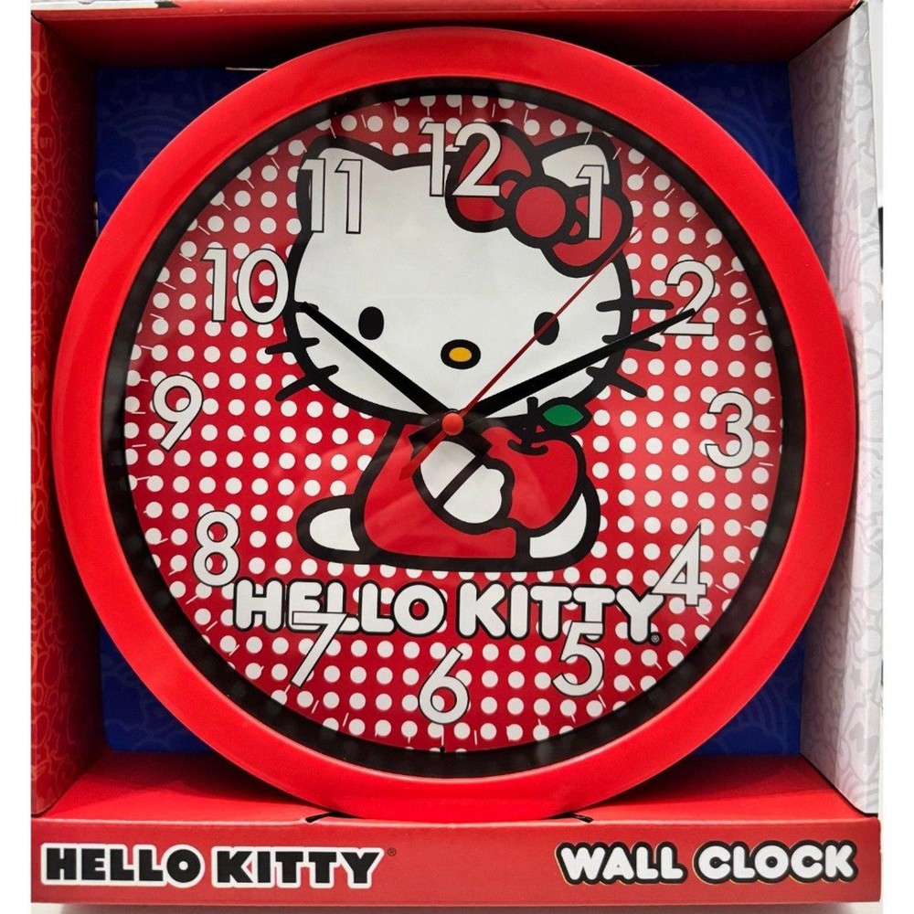 Brand New HELLO KITTY analog wall clock