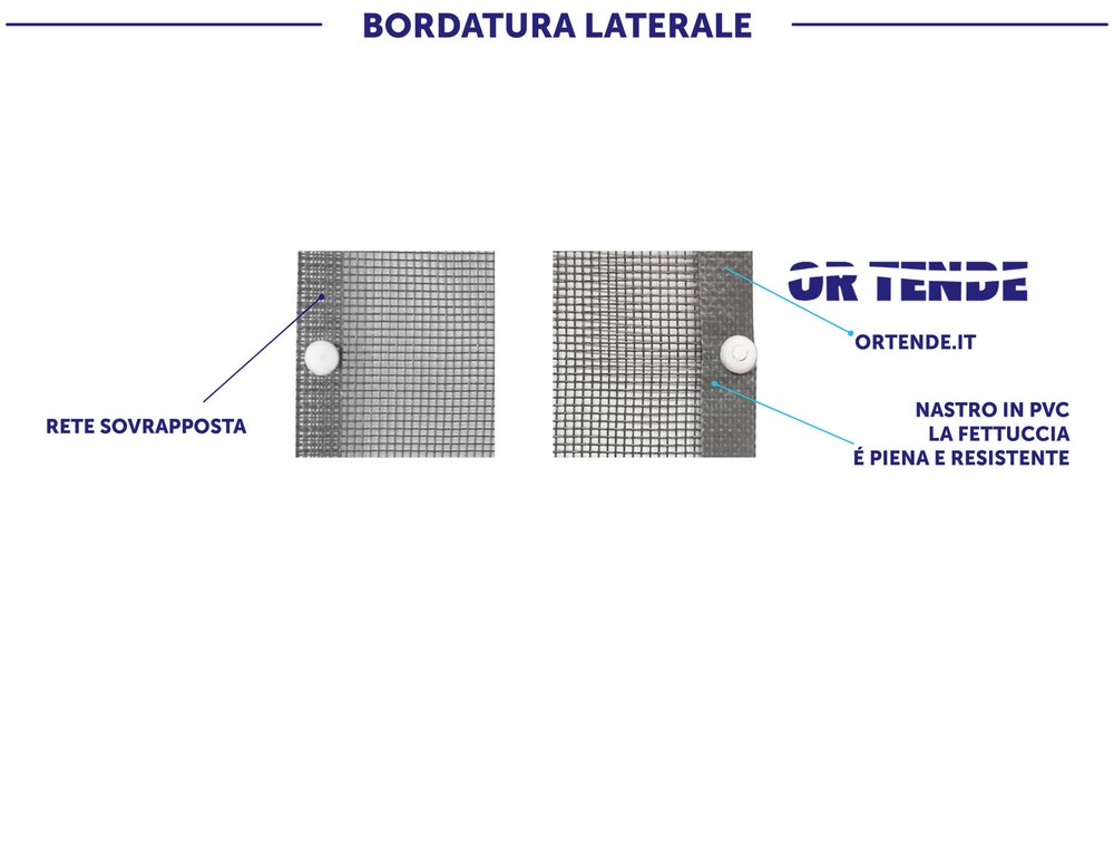 BELLAVISTA NERA Custom Made Replacement Net for Reelable Mosquito Nets