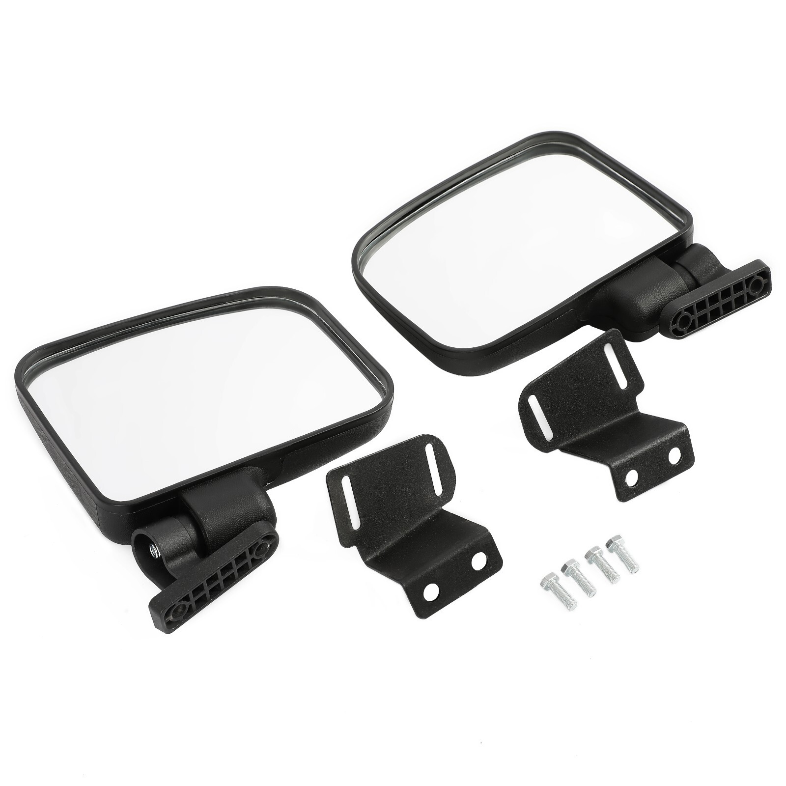 For Polaris Ranger XP 900 2013-2019 Pair (LH+RH) Side Rear View Mirror Set