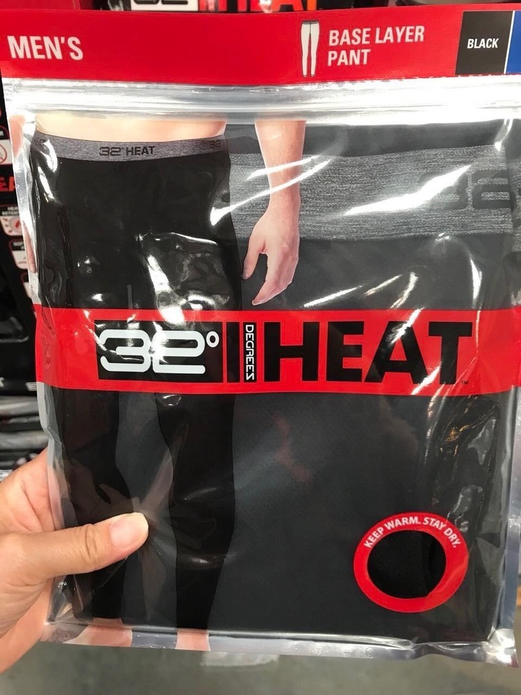 32 Degrees Heat Men's Base Layer Pants , 1 Or 2