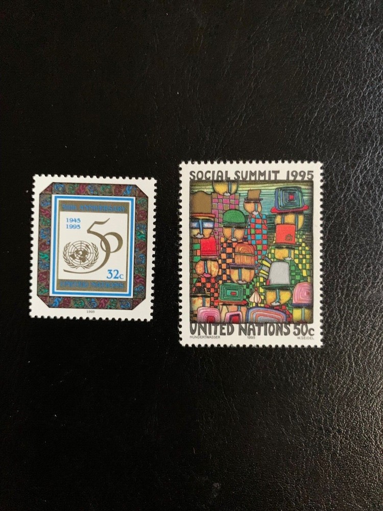 UNITED NATIONS, New York # 655, 656, MNH