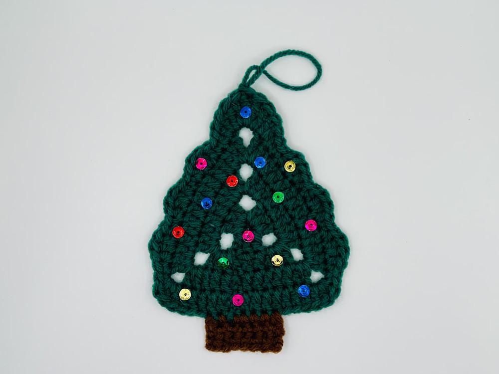 PDF Pattern 7 Crochet Trees Tree Ornaments Decor Gift Vintage