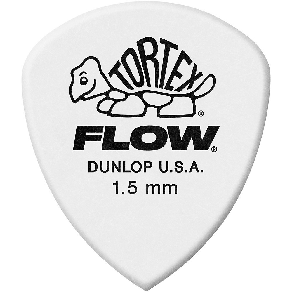 Dunlop Tortex Flow Guitar Picks STD PK-72 1.5 mm 72 Pack