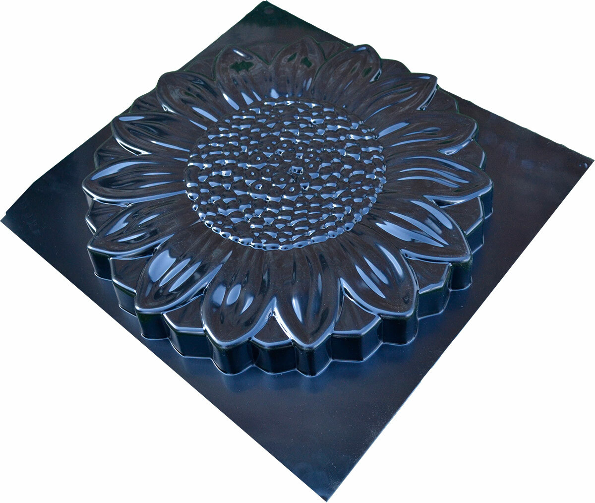 Concrete mold Paver Stepping Stone Flower Cement garden path Floral Style