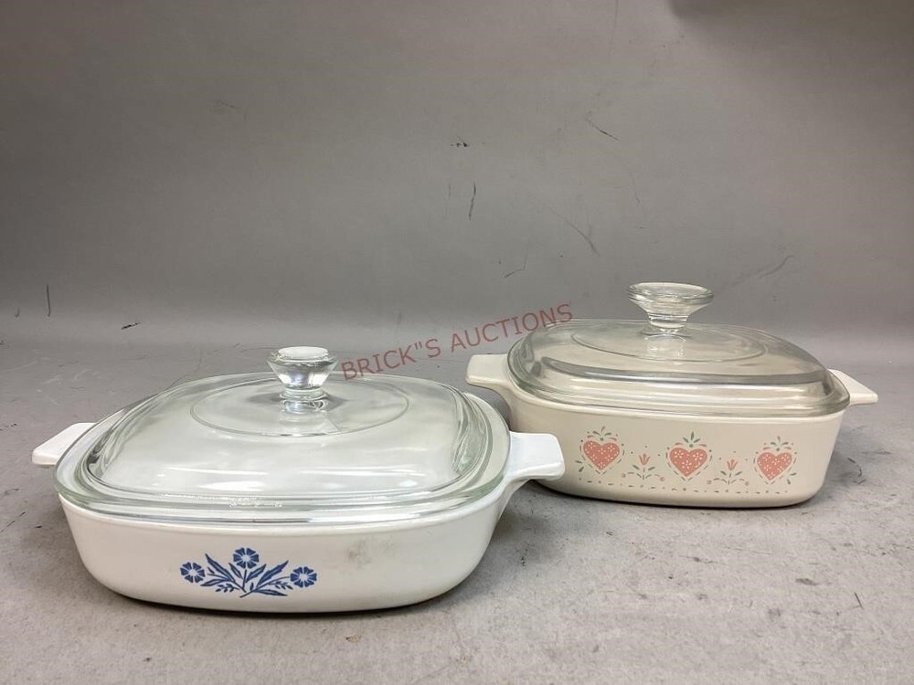 Corning Ware Covered Dishes