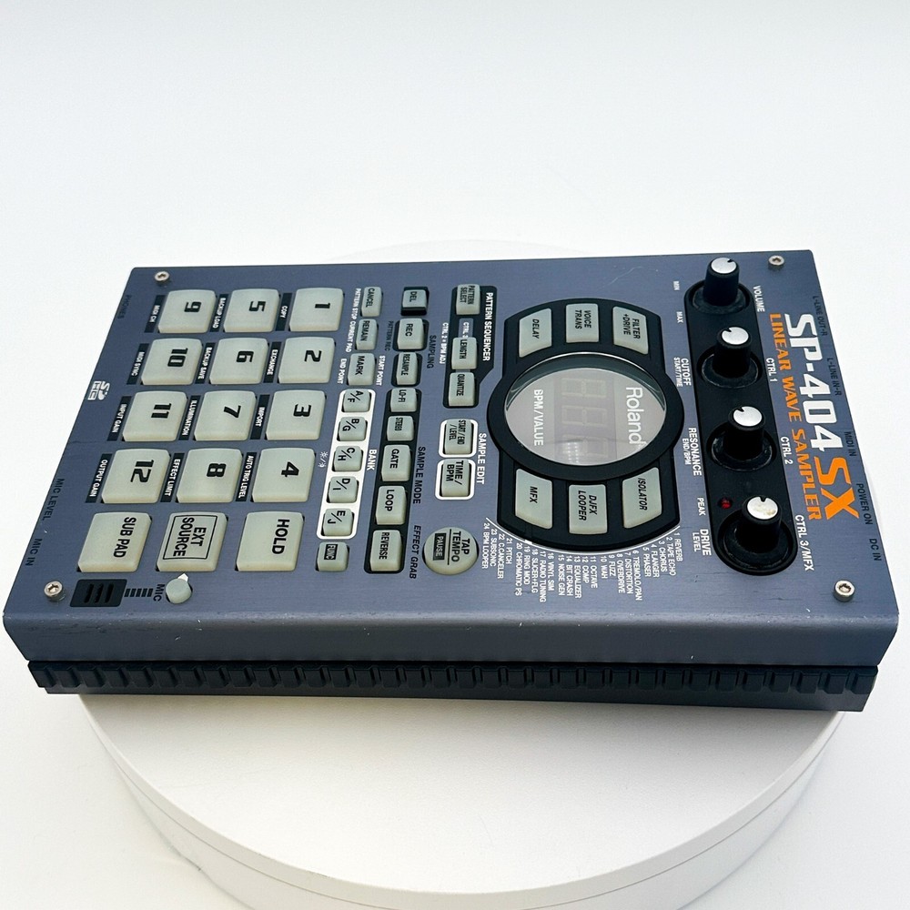 Roland SP-404SX Compact Linear Wave Sampler Tested Good Condition