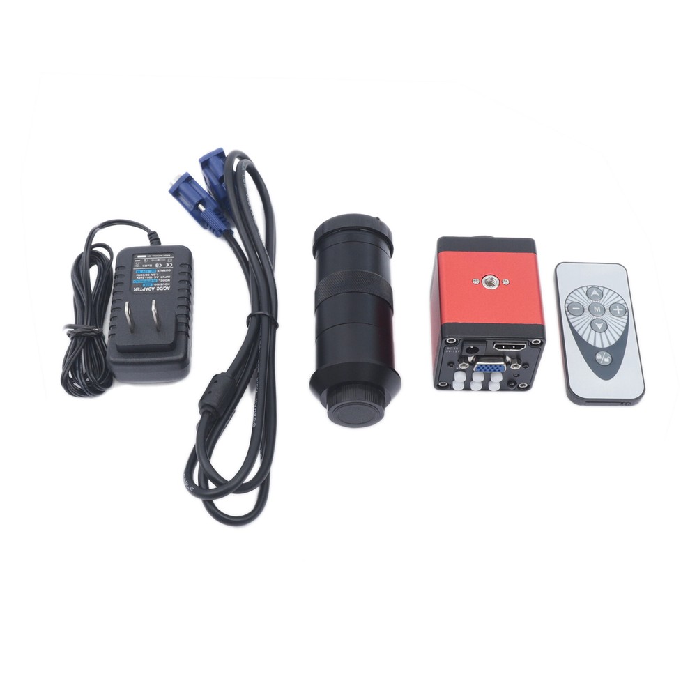 HDMI Microscope Camera VGA Camera Industrial USB Lens 1080p Remote Control 60FPS