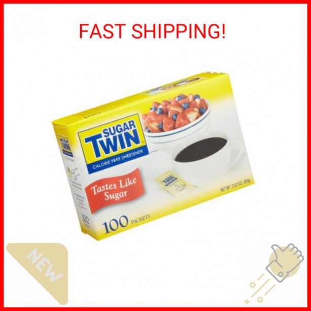 Sugar Twin Sugar Substitute, 100-count Packets (Pack of 2)