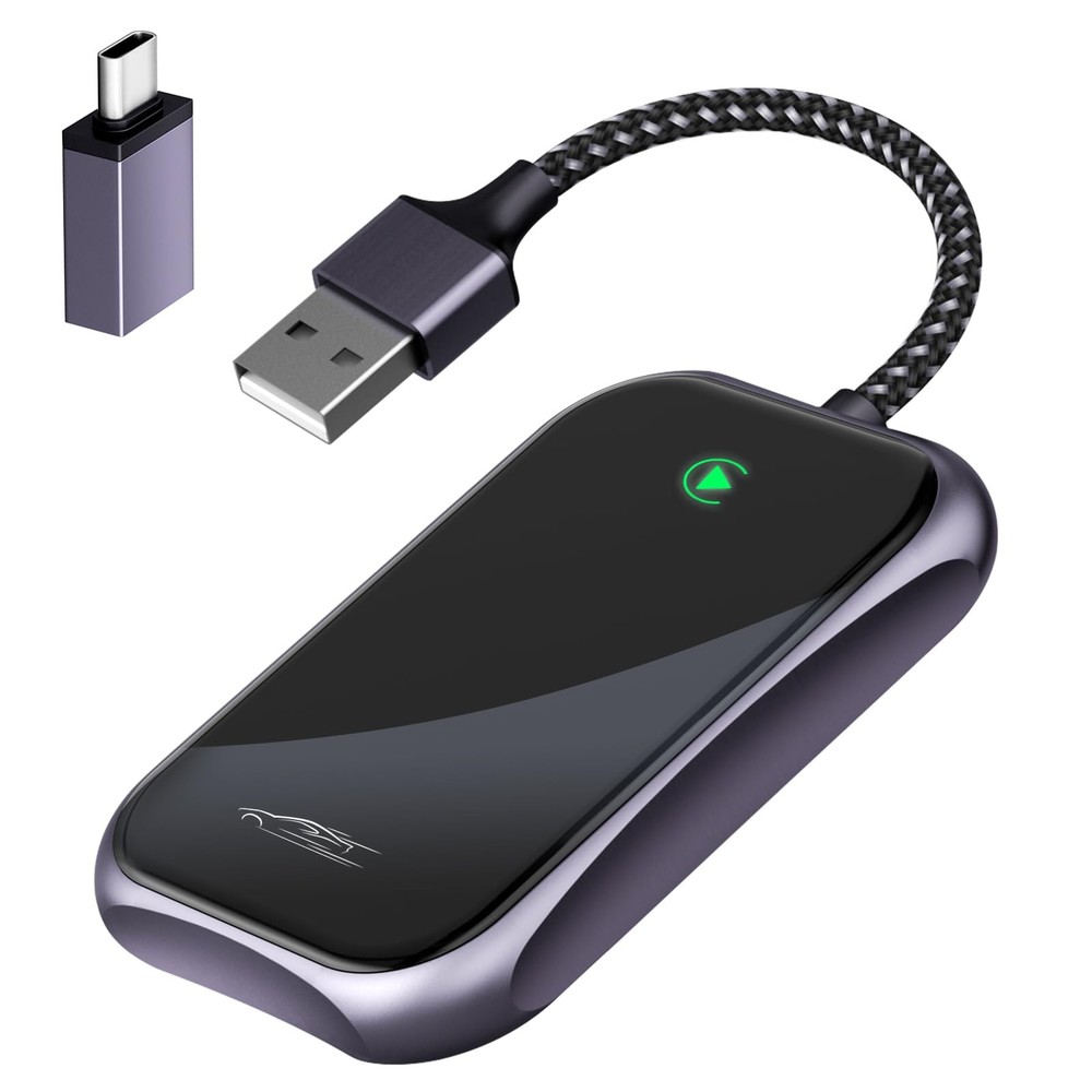 2025 Wireless Carplay Adapter Black