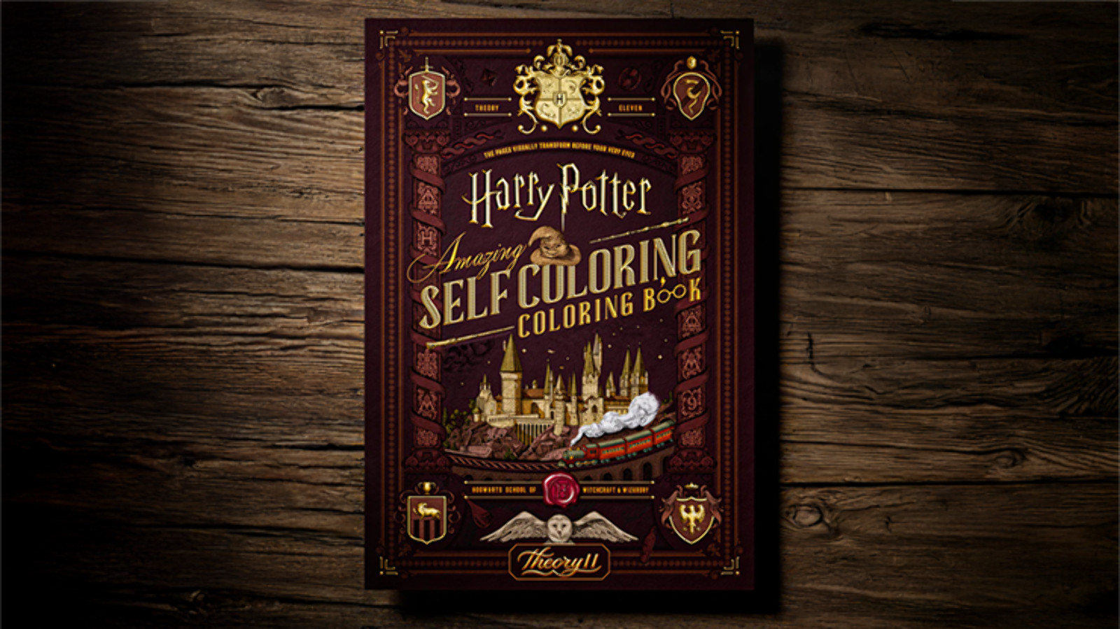 Harry Potter Self-Coloring Book by theory11