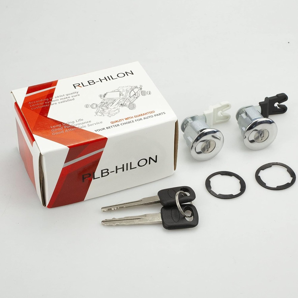 RLB-HILON Door Lock Cylinder Set Compatible with Ford E150 E250 E350...