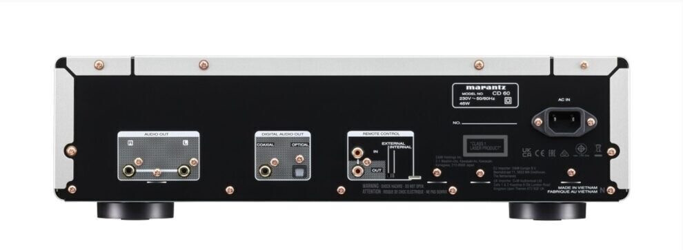 MARANTZ CD 60 BLACK AND SILVER