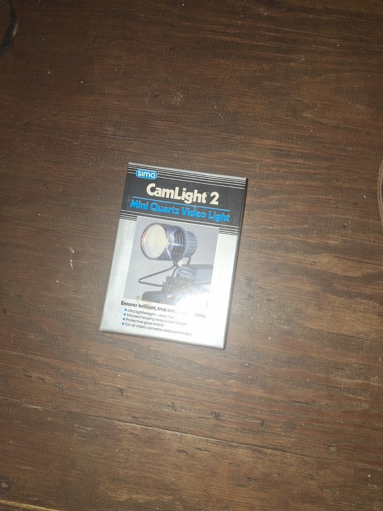 Vintage Sima CamLight 2 Mini Quartz Video Camera