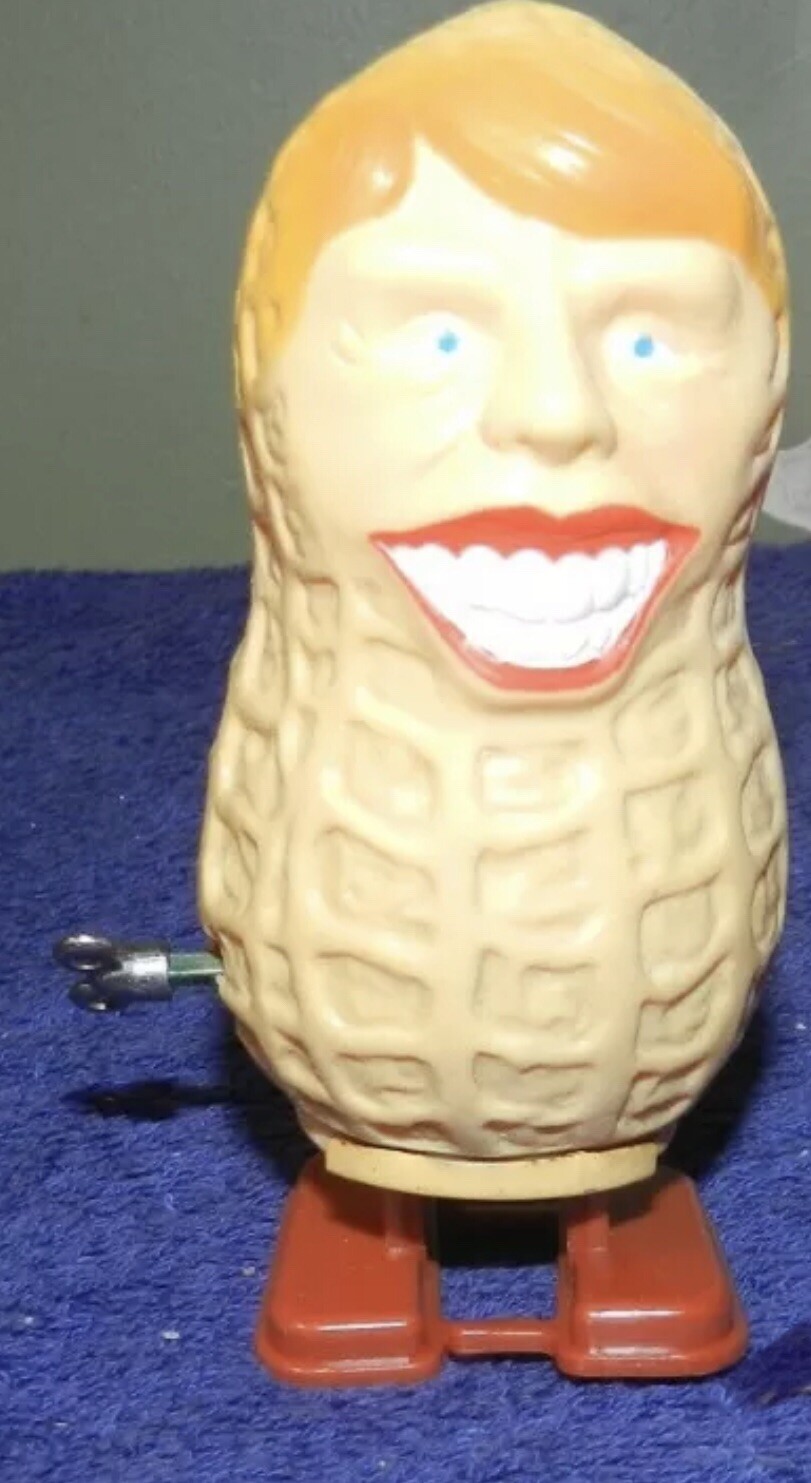 Jimmy Carter The Walking Peanut President Windup Toy figure