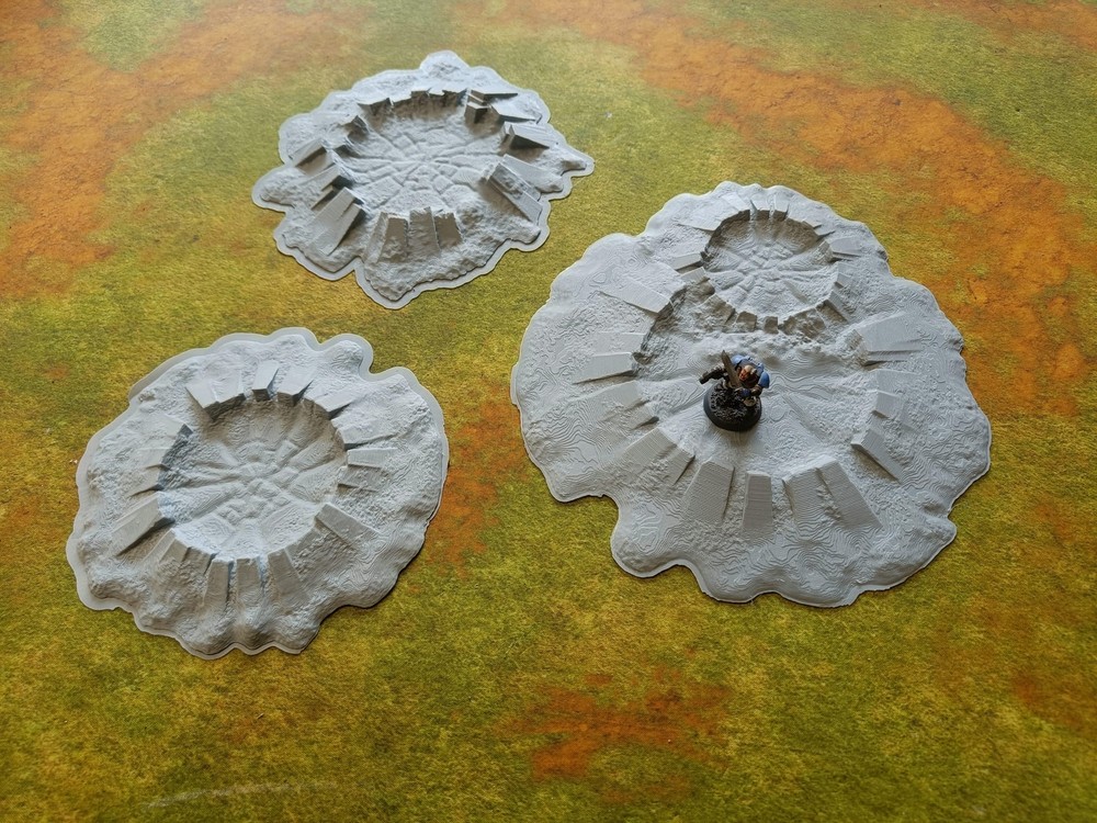 Battlefield Large Craters Fantasy / Sci-fi WW2