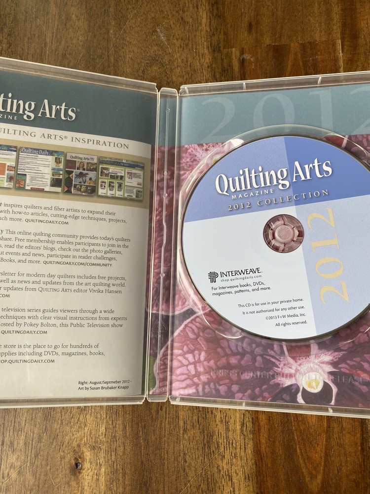 Quilting Arts 2012 Collection CD