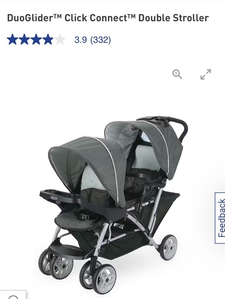 New Graco DuoGlider Click Connect Stroller Replacement Front Arm Bar