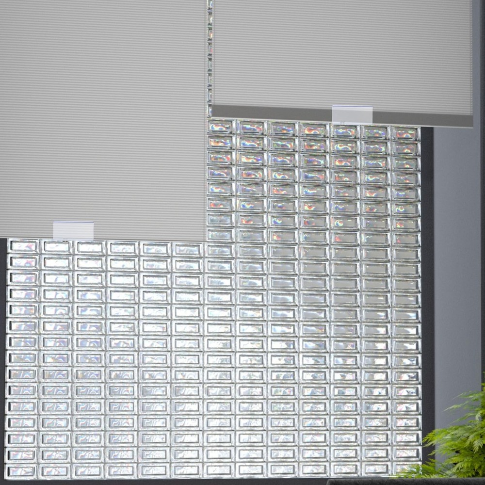 4 Pack Clear Plastic Window Shade Pulls – Transparent Roller Shade Hem Bar Ha...