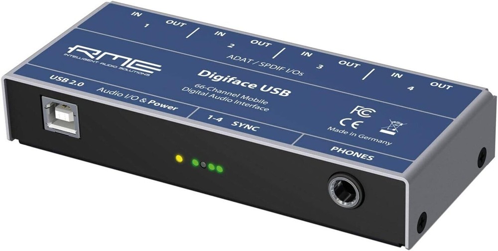 RME Digiface USB USB Digital Audio Interface with 4 Optical Inputs/Outputs