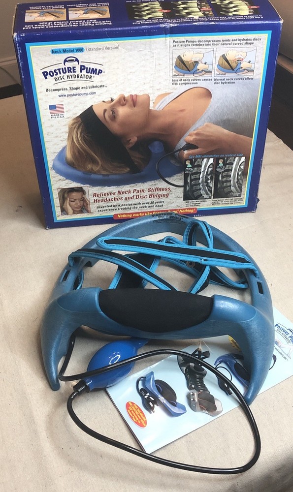 Posture Pump Professional Model 1000 Neck Exerciser Cervical Disc Hydrator