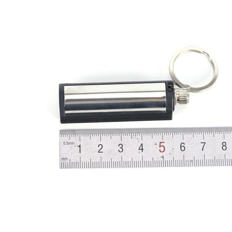 2PCS Permanent Match Keychain Emergency Lighter Waterproof Flint Fire Survival