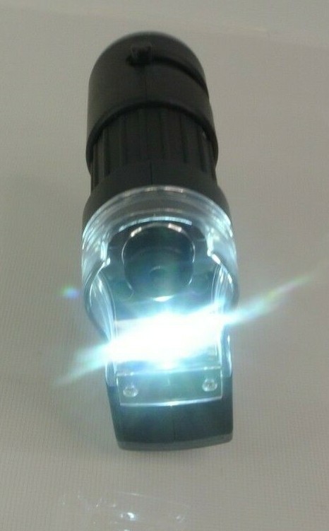 Carson MM-300 MicroBrite Plus 60X - 120X LED Lighted Pocket Microscope Magnifier