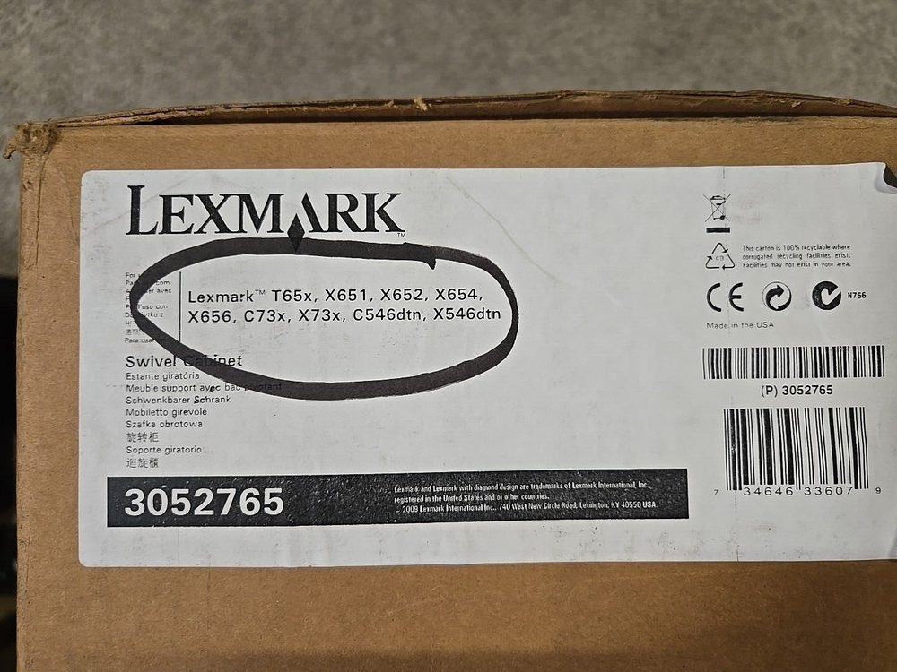 Lexmark Swivel Cabinet 3052765