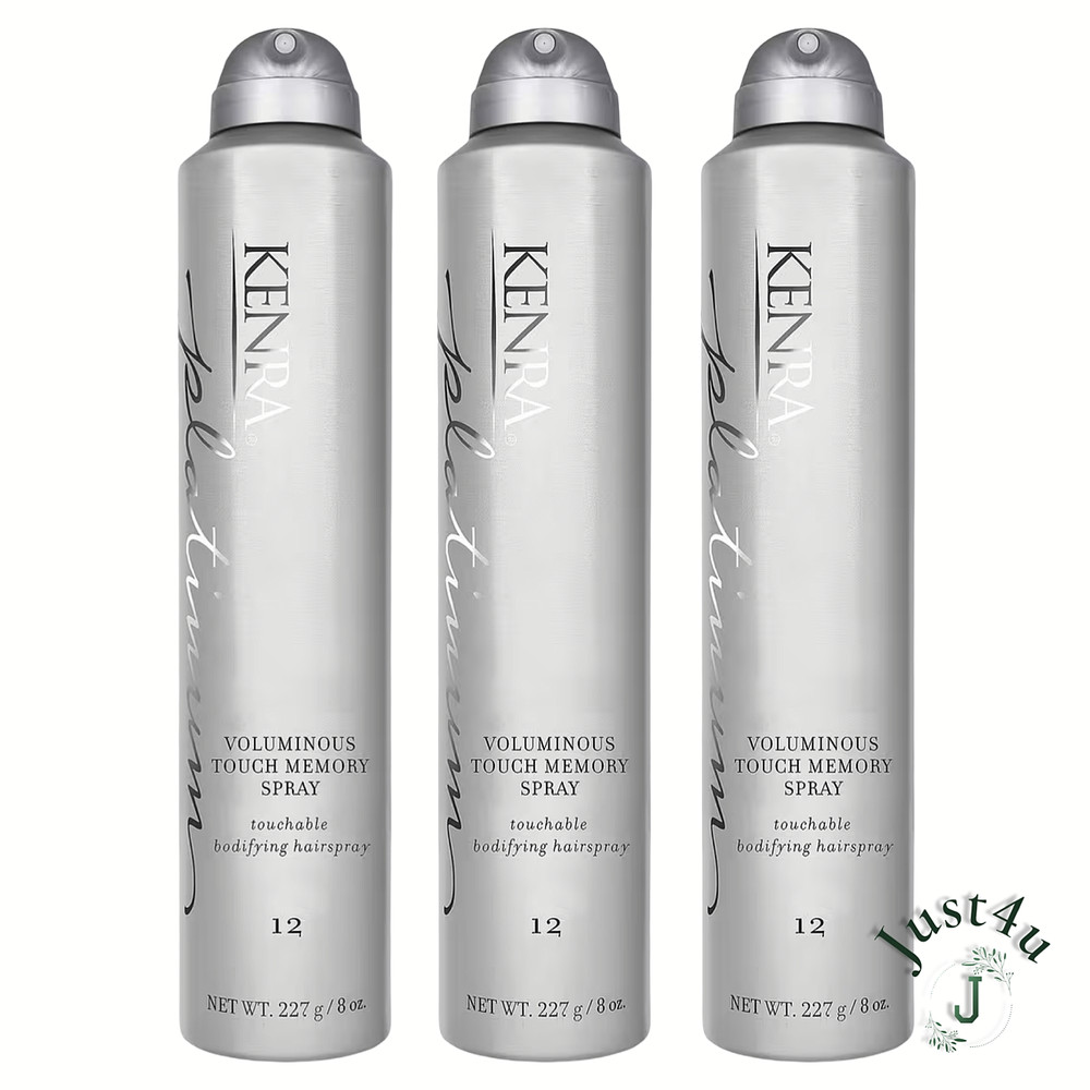 Kenra Platinum Voluminous Touch Memory Spray #12 - 8oz. (3PACK)