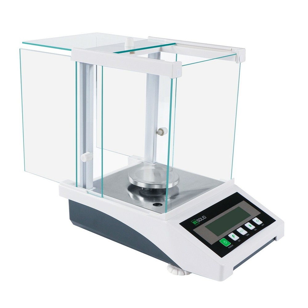U.S. Solid Analytical Balance 120 x 0.0001 g 0.1mg Electronic Precision Scale